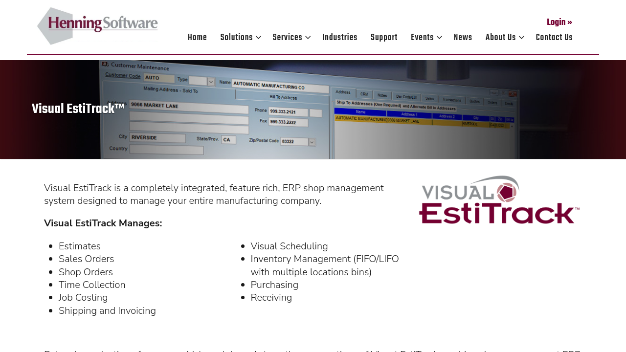 Visual EstiTrack